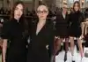 Phoebe and Daisy Tomlinson Dazzle in Chic Black at LFW Paul Costelloe Show