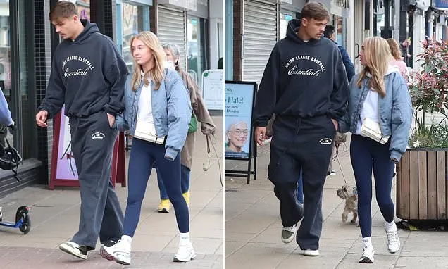 Hattie Dynevor and Callum Doyle Stroll Hand-in-Hand in Cheshire Hattie Dynevor and Callum Doyle Stroll Hand-in-Hand in Cheshire