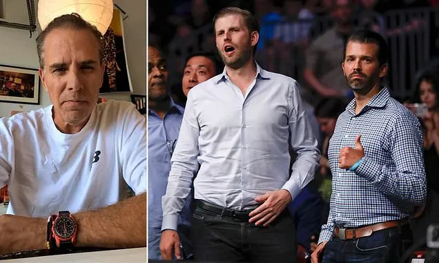 Hunter Biden Floats Cage Fight Challenge to Trump Sons Don Jr. and Eric