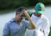 McIlroy Shares Masters Lead After Squandering Record Six-Shot Edge