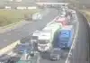 M62 Closed Both Ways: Multi-Vehicle Fire Sparks Severe Delays