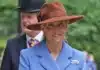 Duchess Sophie Wows in Cinched Pastel Blue Dress at Cavalry Parade