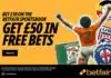 World Cup Football: New Customer Free Bet Offer Revealed