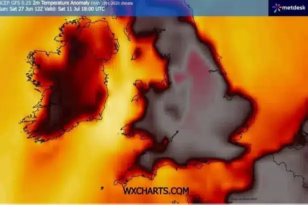UK Heatwave Alert: 41C Temperatures Possible Next Week