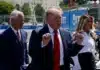 Trump Greets IndyCar Stars at Historic Freedom 250 Grand Prix