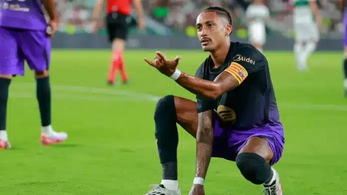 Raphinha’s Celebration Explained: Not a Nod to Alvarez Raphinha’s Celebration Explained: Not a Nod to Alvarez