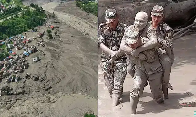 Nepal Glacier Flood: Rescuers Struggle Amid Devastation, Thousands Feared Dead Nepal Glacier Flood: Rescuers Struggle Amid Devastation, Thousands Feared Dead