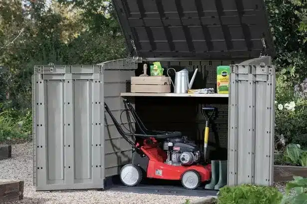 Shed Alternative: Compact Storage Box Saves Garden Space Shed Alternative: Compact Storage Box Saves Garden Space