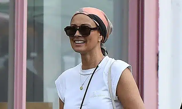Melanie Sykes Seen in Headscarf Amid Alopecia Battle