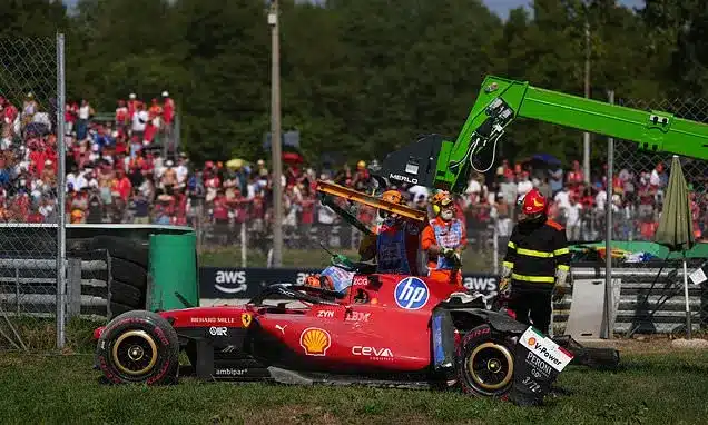 Leclerc’s Italian GP Crash Halts Race After Hamilton Spat