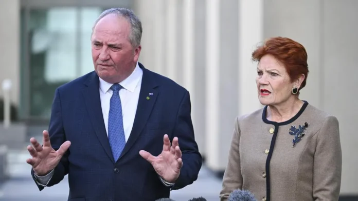 Barnaby Joyce Defends Pauline Hanson’s Remarks on PM’s Mother
