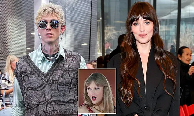 MGK and Dakota Johnson Seek Privacy at Taylor Swift’s NYC Apartment MGK and Dakota Johnson Seek Privacy at Taylor Swift’s NYC Apartment