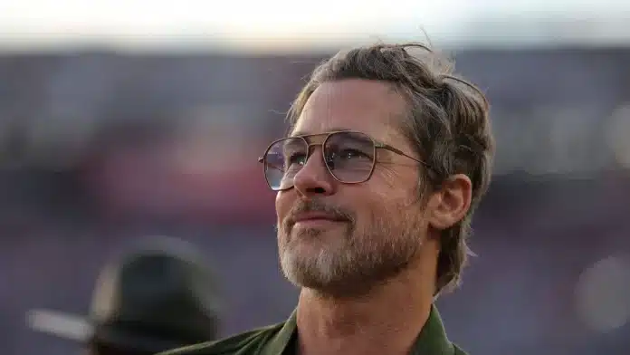 Brad Pitt Reunites with Siblings Doug and Julie at NASCAR Event